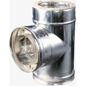 ArtKamin Димоотводен Тройник 90° с изолация - Ф130-180 (tisi)