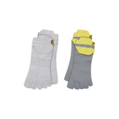 Vibram Fivefingers Комплект 2 чифта къси чорапи унисекс Athletic No Show S21N24P Сив (Athletic No Show S21N24P)