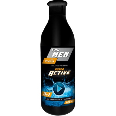 Poezja sprchový gél Men Super active 500 ml