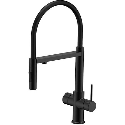 Inter Ceramic Стоящ смесител за кухня, ACQUA PURA, Inter Ceramic, 7207074MB, с изтеглящ се душ (7207074MB)