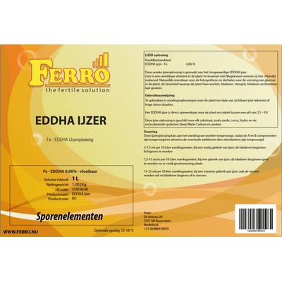 FERRO EDDHA Желязо - течен разтвор (5181y)