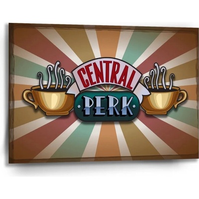 Sablio Obraz Seriál Priatelia CENTRAL PERK Abstrakcia - 90x60 cm