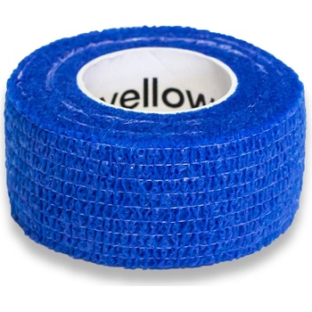 yellowSPORT Samolepiaca elastická bandáž 2,5 cm x 4,5 m modrá
