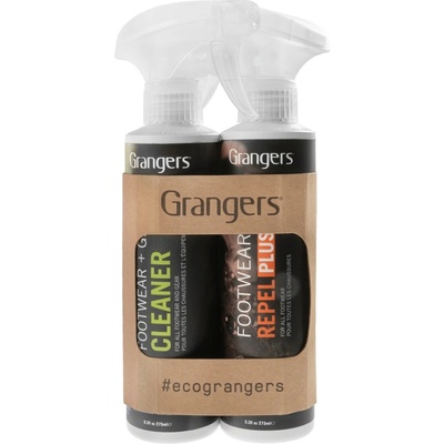 Granger's Footwear Repel Gear Cleaner 2 x 275 ml