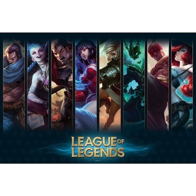 Plagát, Obraz - League of Legends - Champions, 91.5 × 61 cm