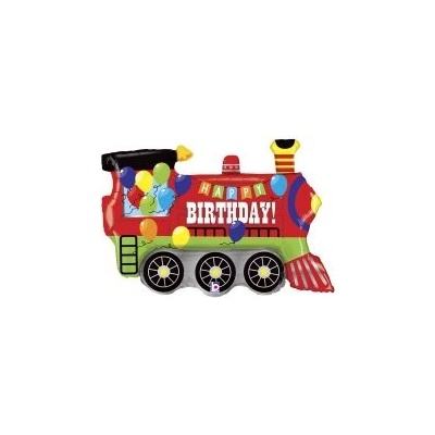 GRABO fóliový balónek Vlak HB party 37" 94cm nafukovací