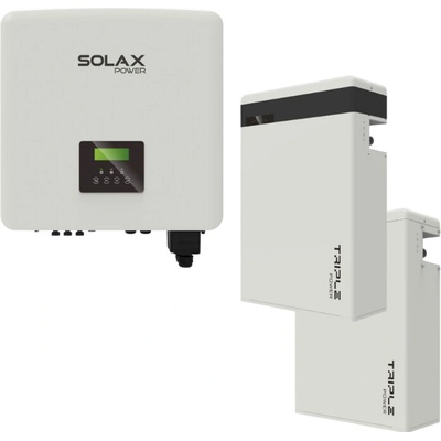 Solax Set solárního měniče 10 kW + master a slave Solax 11,6 kWh