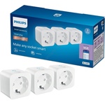 Philips Smart Philips - комплект 3x умни контакта SCHUKO 2300W Wi-Fi (P7693)