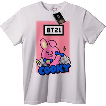 NOONEBRAND Тениска BT21 Cooky - XL, White