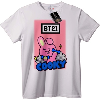 NOONEBRAND Тениска BT21 Cooky - XL, White