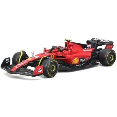 Bburago Formula F1 Ferrari Scuderia SF 23 2023 č.55 Carlos Sainzs řidičem 1:43