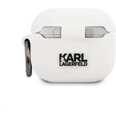 KARL LAGERFELD Калъф Karl Lagerfeld Choupette Head Silicone Case за AirPods 3 - Бял