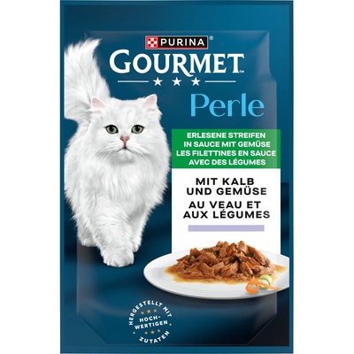 Gourmet Perle 52 x teľacie so zeleninou 85 g