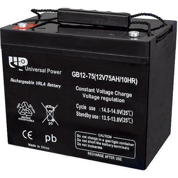 Image 1 of Universal Power 12V 75Ah left+ (996)