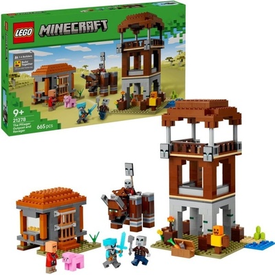 LEGO® Minecraft 21278 Základna plenitelů a Ničitel