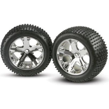 Traxxas колело 2.8", джанта All-Star сребърна, гума Alias (2) (заден)