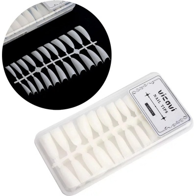 Starnails Tipy Natural tvar mandle dlouhé bez l pl 220ks