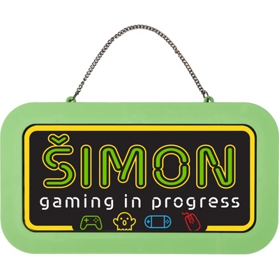 Neonová cedulka se jménem - Šimon