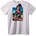 NOONEBRAND Тениска Байкерка Урбан стил - 7XL, White