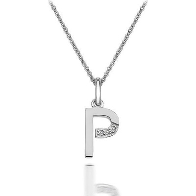 Hot Diamonds Náhrdelník Micro P Clasic HDDP416