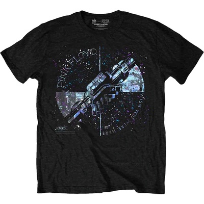 Pink Floyd Machine Greeting Blue Black S Риза (GDAPFTS05MB01)