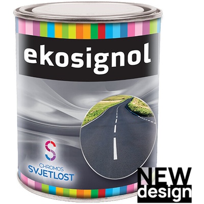 Ekosignol - farba na vodorovné dopravné značenie RAL 7037 - prachová šedá 0,75 l