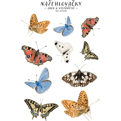 ePiPí Nažehlovačky arch - Motýli – Zboží Dáma