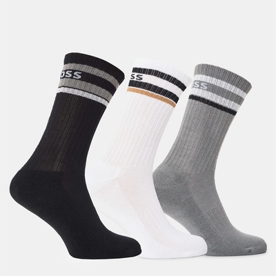 Boss 3p Qs Rib Stripe Vb 10276538 0 - Blk/Gry/Wht 960