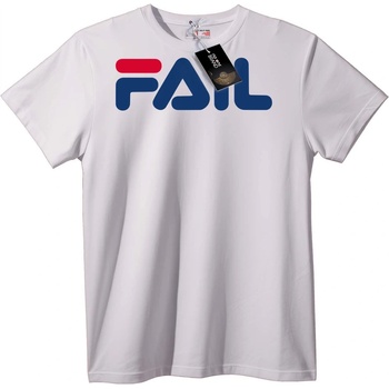 NOONEBRAND Тениска с Лого FAIL - XXS, White