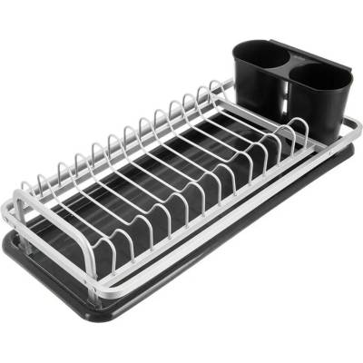 Odkapávač na nádobí Orion DELUXE hliník+tác UH 41,5x17x11 cm