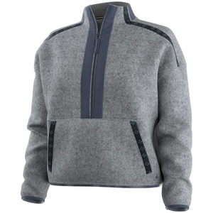 Smartwool Women's Second Cut Fleece 1/2 Zip Размер: M / Цвят: син