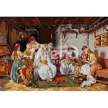 Milena Style Сватба - гоблен със схема конци Ariadna 1: 4