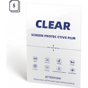 Защитно фолио на лист No brand, Hydrogel, 5pcs, For plotter, TPU, Clear, 145um, 200x300mm - 52740 (DE-52740)