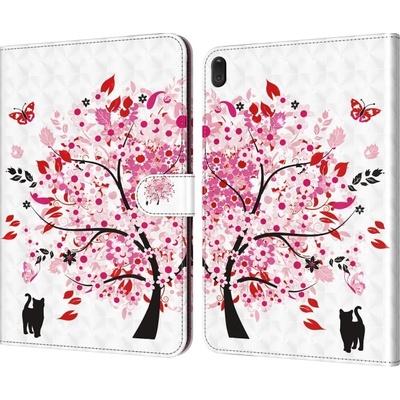 Vsetkonamobil 45759 ART Zaklápací obal Lenovo Tab E10 X104 Cat Under the Tree