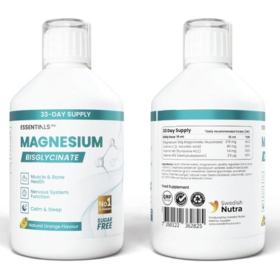 Swedish Essentials Magnesium Bisglycinate 500 ml