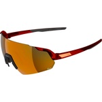 Alpina Очила за колоездене Alpina Turbo Air Q-Lite Mirror S3 + Q-Lite Pink S1 Cycling glasses - Red / Translucent Matt / Q-Lite Gold Mirror - размер One Size (205-6918-0311)