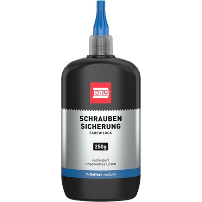 INBUS фиксатор за винтове, средна здравина - 250 g (74933)