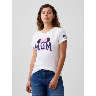 GAP tričko s logom Gap & Disney Mom biela