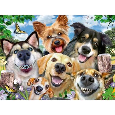 Ravensburger - Puzzle Selfies Dogs' Delight - 500 piese