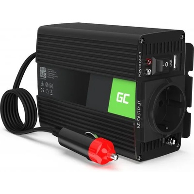 Green Cell Инвертор green cell, 12/220v, dc/ac, 150w/300w, Чиста синусоида (gc-invert-12v-150w-inv29)
