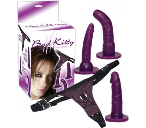 Bad Kitty Strap On Set
