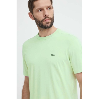 Boss Green Тениска Boss Green в зелено с принт 50506373 (50506373)