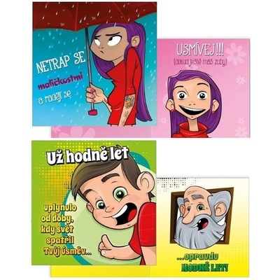 přání srdečné do obálky - humorné
