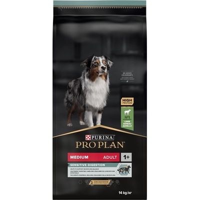 Purina Pro Plan Medium Adult Sensitive Digestion jehněčí 14 kg