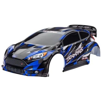 Traxxas каросерия Ford Fiesta ST Rally Brushless синя