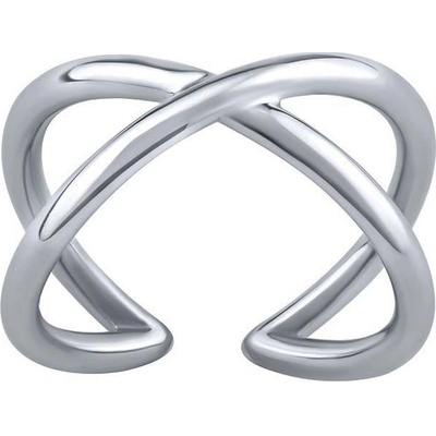 SILVEGO Slušivý otevřený stříbrný prsten Arin Infinity RMM22726