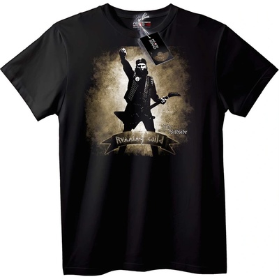 NOONEBRAND Тениска Бушуващ Див Рок - S, Black
