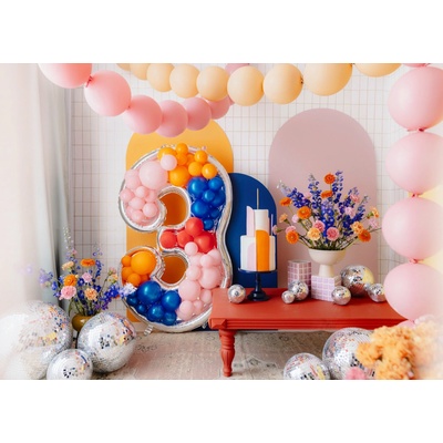 PartyDeco Číselný rám na balóny 3