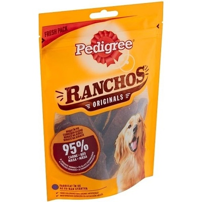 Pedigree Ranchos Jerkies so 100% prírodným kuracím 70 g