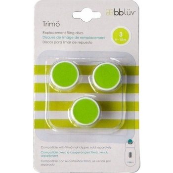 Vyměnitelné hroty do pilníku Bblüv zelené 3 ks